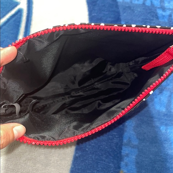 Mickey Mouse Black and White Polka Dot Pouch - Picture 2 of 4